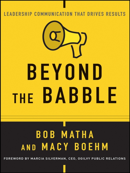 Title details for Beyond the Babble by Bob Matha - Available
